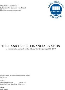 THE BANK CRISIS FINANCIAL RATIOS - DIVA