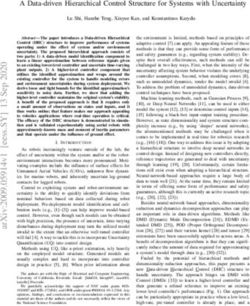 A Data-driven Hierarchical Control Structure for Systems with Uncertainty