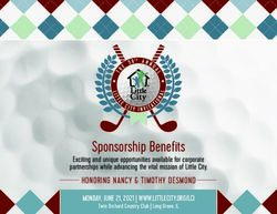 Sponsorship Benefits - Little City