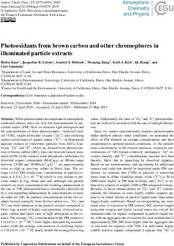 Photooxidants from brown carbon and other chromophores in illuminated particle extracts - Atmos. Chem. Phys