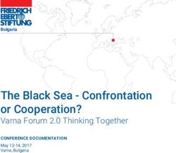 The Black Sea - Confrontation or Cooperation? - Varna Forum 2.0 Thinking Together - Bibliothek der ...