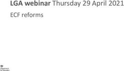 LGA webinar Thursday 29 April 2021 - ECF reforms - Local Government ...