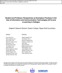 Student and Professor Perspectives on Exemplary Practices in the Use of Information and Communication Technologies (ICTs) and e-Learning in ...