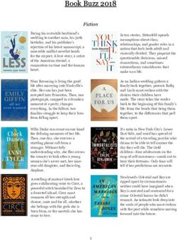 Book Buzz 2018 Fiction - Wilmette Public Library
