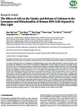 The Effect of A2E on the Uptake and Release of Calcium in the Lysosomes and Mitochondria of Human RPE Cells Exposed to Blue Light - Hindawi.com