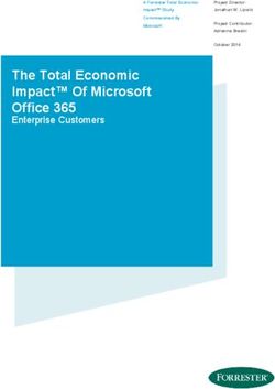 The Total Economic Impact Of Microsoft Office 365 - Enterprise Customers