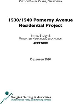 1530/1540 Pomeroy Avenue Residential Project - APPENDIX DECEMBER 2020 - City of ...