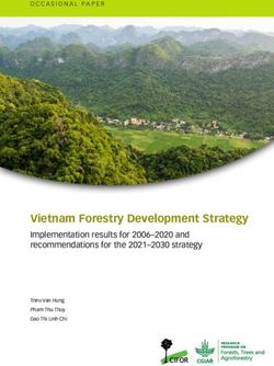 Vietnam Forestry Development Strategy - Implementation results for 2006-2020 and recommendations for the 2021-2030 strategy - Center for ...
