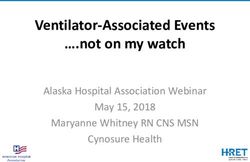 Ventilator-Associated Events .not on my watch - Alaska Hospital Association Webinar May 15, 2018 Maryanne Whitney RN CNS MSN Cynosure Health ...