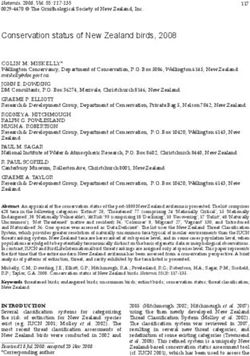 Conservation status of New Zealand birds, 2008