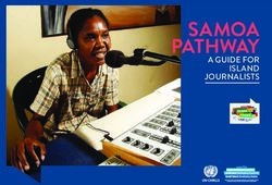 SAMOA PATHWAY A GUIDE FOR ISLAND JOURNALISTS - UN-OHRLLS