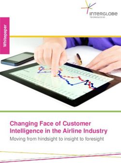 Changing Face of Customer Intelligence in the Airline Industry - Moving from hindsight to insight to foresight