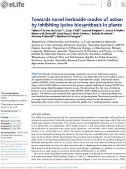 Towards novel herbicide modes of action by inhibiting lysine ...