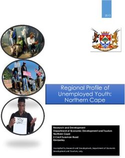 Regional Profile of Unemployed Youth: Northern Cape