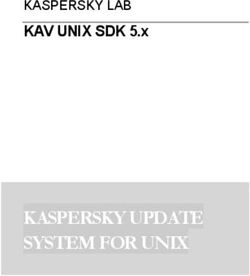 KAV UNIX SDK 5.x KASPERSKY LAB - KASPERSKY UPDATE SYSTEM FOR UNIX