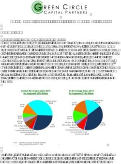 Non-Alcoholic Beverage Industry Summary White Paper