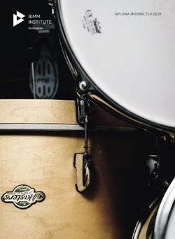 DIPLOMA PROSPECTUS 21/22 - BIMM Institute