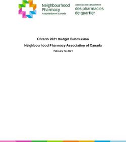 Ontario 2021 Budget Submission Neighbourhood Pharmacy Association of Canada - February 12, 2021