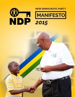 2015 MANIFESTO NEW DEMOCRATIC PARTY - Caribbean Elections