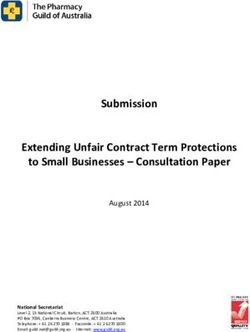 Submission Extending Unfair Contract Term Protections to Small Businesses - Consultation Paper - Treasury