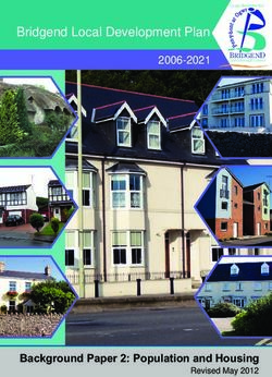 Bridgend Local Development Plan 2006-2021 - Background Paper 2: Population and Housing - Population and Housing 2012 ...