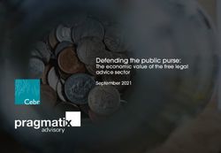Defending the public purse: The economic value of the free legal advice sector September 2021 - The ...
