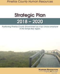 Strategic Plan 2018 2020 - Pinellas County Human Resources Positioning Pinellas County Government as a top-choice employer