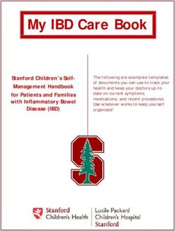 My IBD Care Book - Stanford Medicine