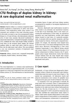 CTU findings of duplex kidney in kidney: A rare duplicated renal ...