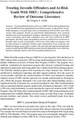 Treating Juvenile Offenders and At-Risk Youth With MRT: Comprehensive Review of Outcome Literature
