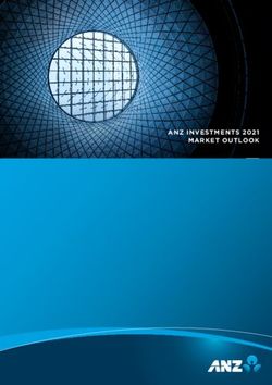 ANZ INVESTMENTS 2021 MARKET OUTLOOK