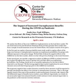 The Impact of Increased Unemployment Benefits During the COVID-19 Pandemic
