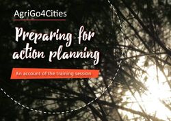 An account of the training session