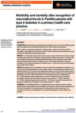 Morbidity and mortality after recognition of macroalbuminuria in Pasifika people with type 2 diabetes in a primary health-care practice - CSIRO ...