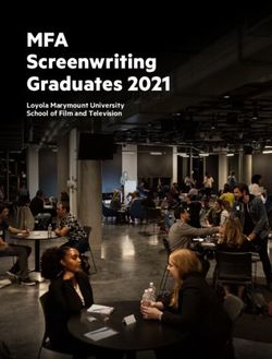 MFA Screenwriting Graduates 2021 - Loyola Marymount University School of Film and Television - LMU School of Film and ...