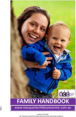 FAMILY HANDBOOK www.macquariechildcarecentre.com.au - Updated 19/3/2021 REF: Macquarie Opera9onal Folder/Enrolments/Families/Family Handbook 2019 ...