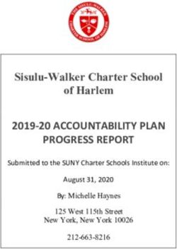 2019-20 ACCOUNTABILITY PLAN PROGRESS REPORT - Sisulu-Walker Charter