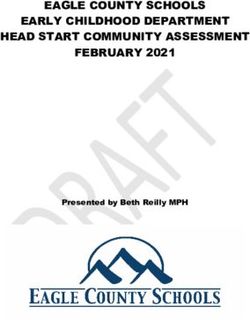 EAGLE COUNTY SCHOOLS EARLY CHILDHOOD DEPARTMENT HEAD START COMMUNITY ASSESSMENT FEBRUARY 2021 - Presented by Beth Reilly MPH - BoardDocs