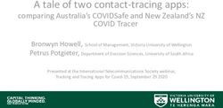 A tale of two contact-tracing apps: comparing Australia's COVIDSafe and New Zealand's NZ - International ...