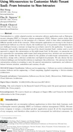 Using Microservices to Customize Multi-Tenant SaaS: From Intrusive to Non-Intrusive - DROPS