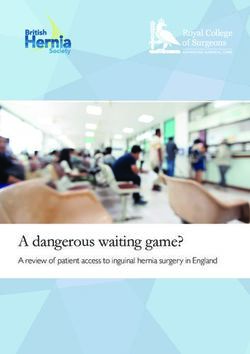 A dangerous waiting game? - A review of patient access to inguinal hernia surgery in England - Royal College of Surgeons