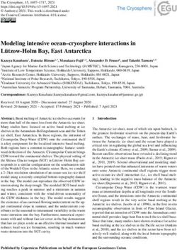 Modeling intensive ocean-cryosphere interactions in Lützow-Holm Bay, East Antarctica - The Cryosphere