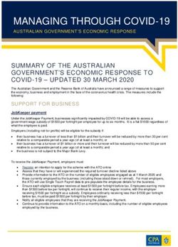 MANAGING THROUGH COVID-19 - CPA ...