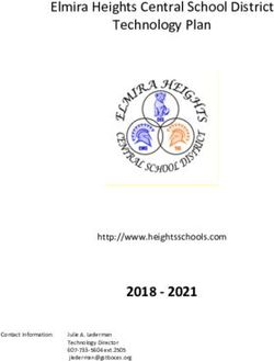 Elmira Heights Central School District Technology Plan 2018 2021