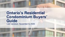 Ontario's Residential Condominium Buyers' Guide - Last Updated: November 6, 2020