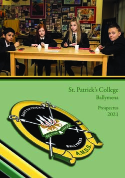 St. Patrick's College - Ballymena 2021 Prospectus - St Patrick's College Ballymena