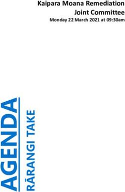 Kaipara Moana Remediation Joint Committee - Monday 22 March 2021 at 09:30am 22 ...