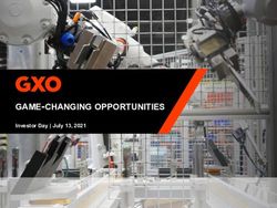 GAME-CHANGING OPPORTUNITIES - Investor Day | July 13, 2021 - XPO's Investor Relations
