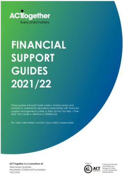 FINANCIAL SUPPORT GUIDES 2021/22 - Canberra