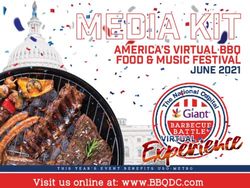 MEDIA KIT AMERICA'S VIRTUAL BBQ FOOD & MUSIC FESTIVAL - JUNE 2021 - Giant National Capital Barbecue Battle